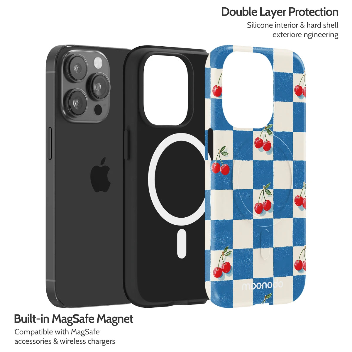 Cherry Check - iPhone 14 Pro Case