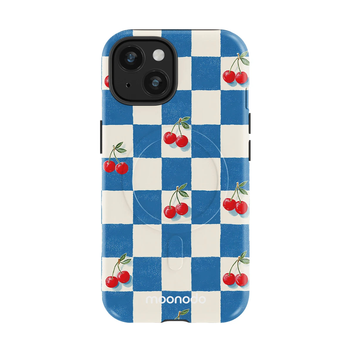 Cherry Check - iPhone 15 Case