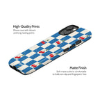 Cherry Check - iPhone 15 Case