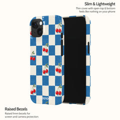 Cherry Check - iPhone 15 Case