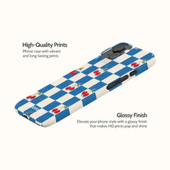 Cherry Check - iPhone 15 Case