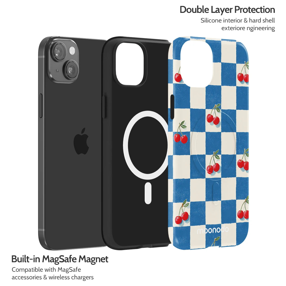 Cherry Check - iPhone 15 Plus Case