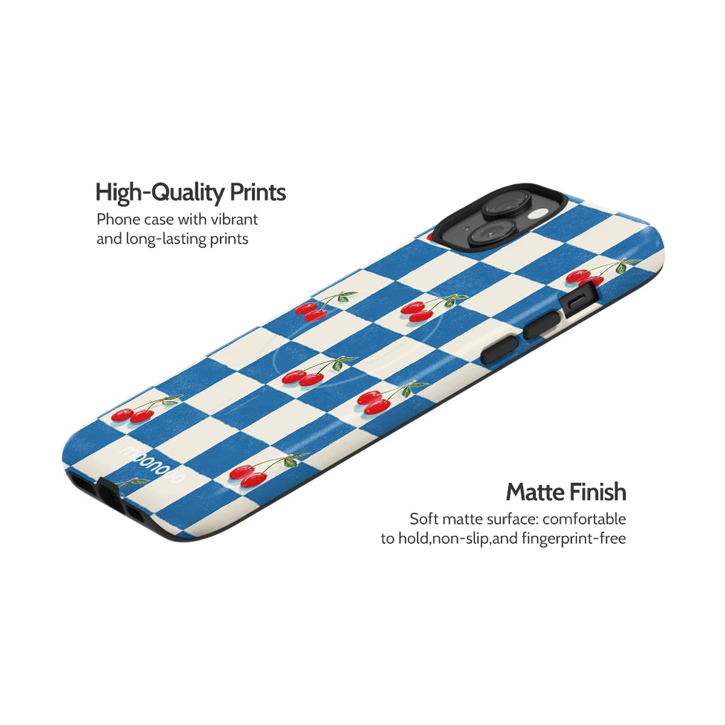 Cherry Check - iPhone 15 Plus Case