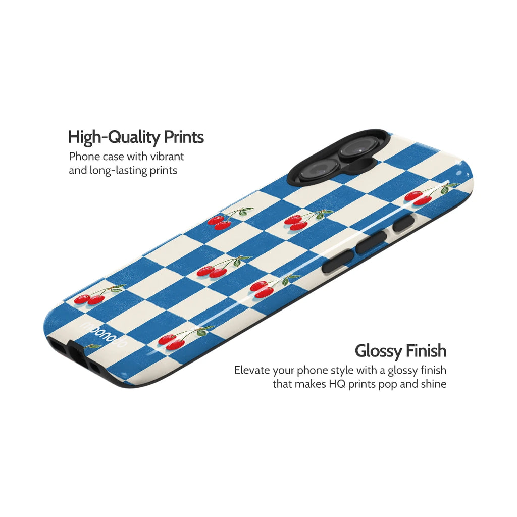 Cherry Check - iPhone 16 Case