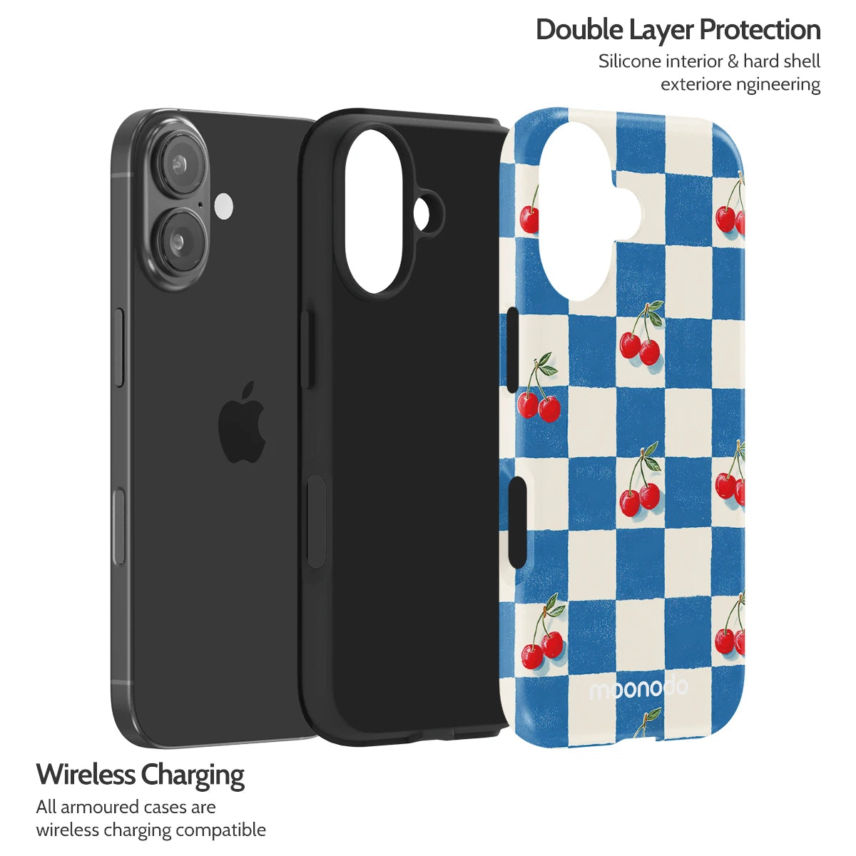 Cherry Check - iPhone 16 Case