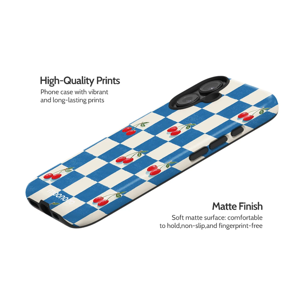 Cherry Check - iPhone 16 Case