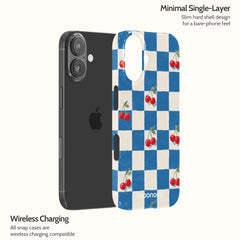 Cherry Check - iPhone 16 Case