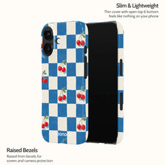 Cherry Check - iPhone 16 Case