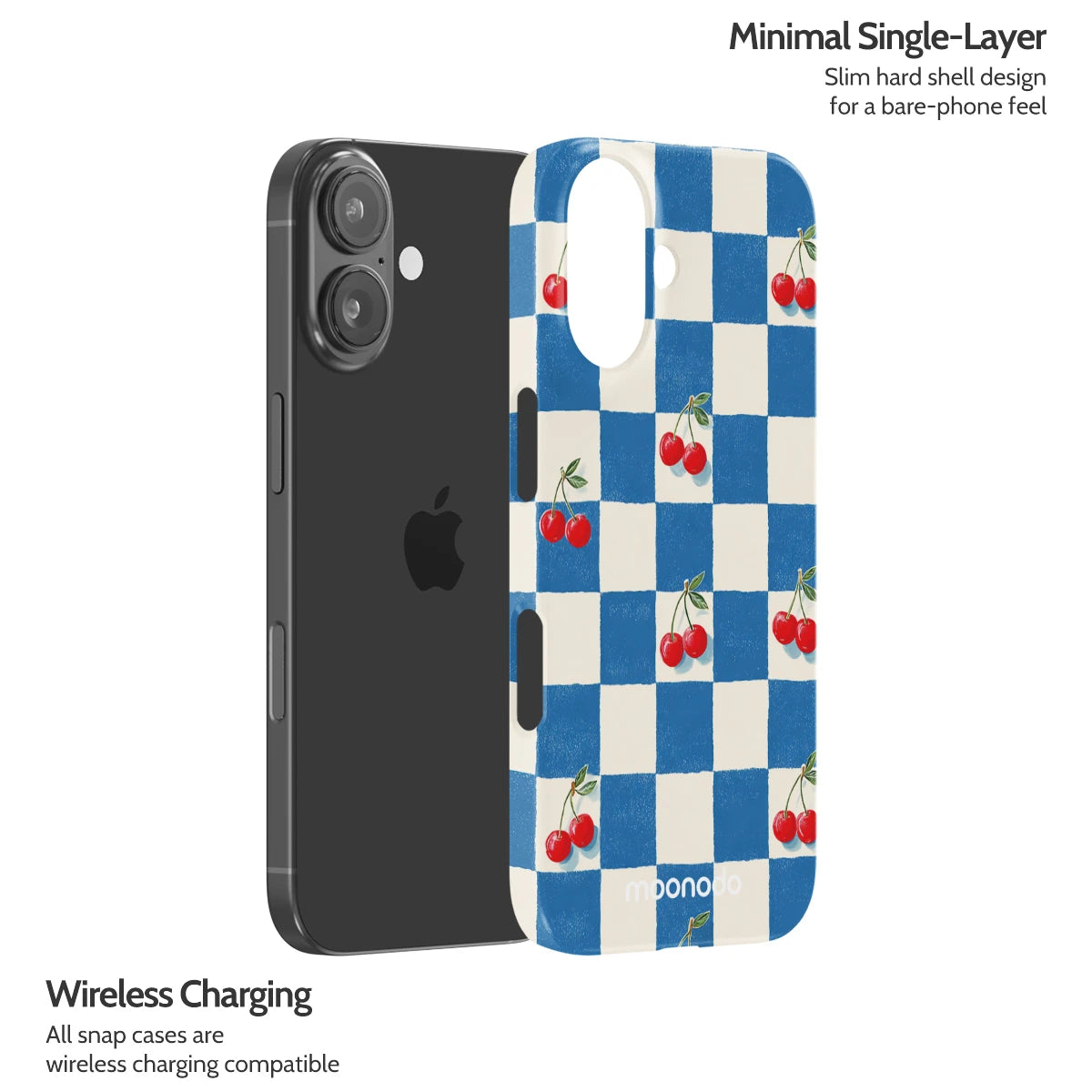 Cherry Check - iPhone 16 Case