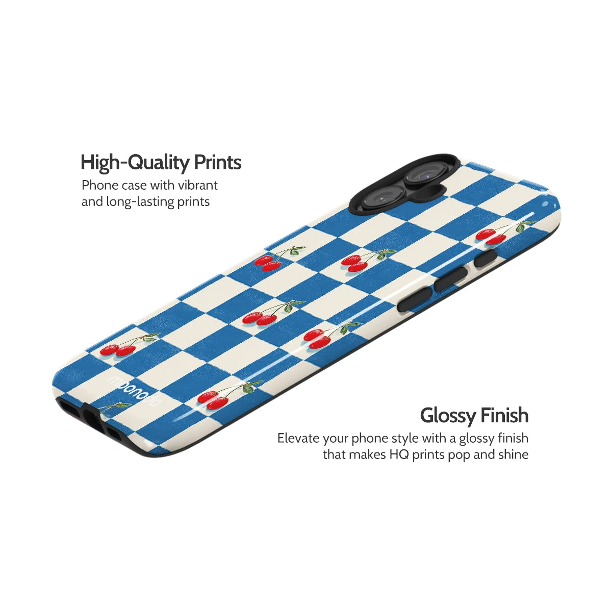 Cherry Check - iPhone 16 Plus Case
