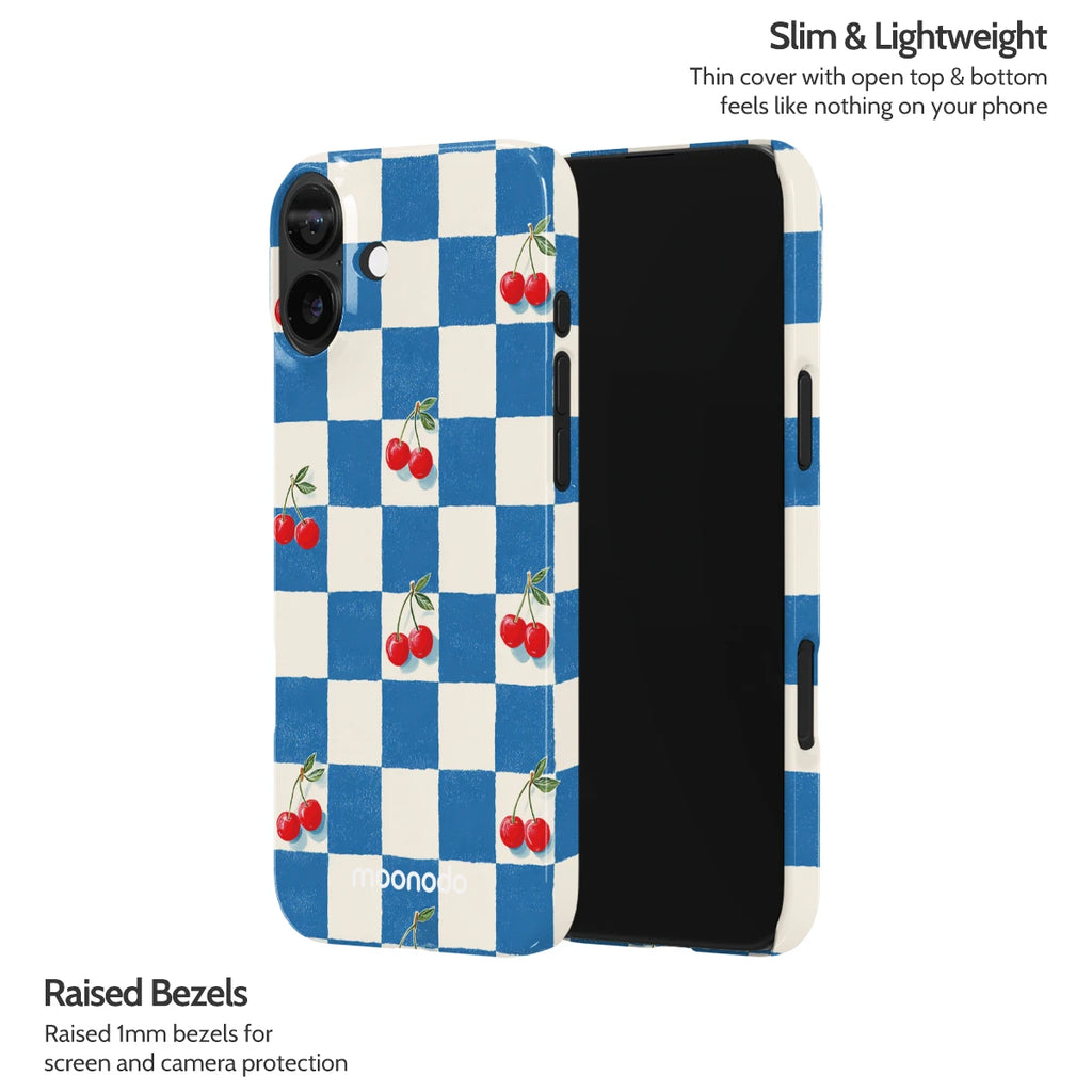 Cherry Check - iPhone 16 Plus Case