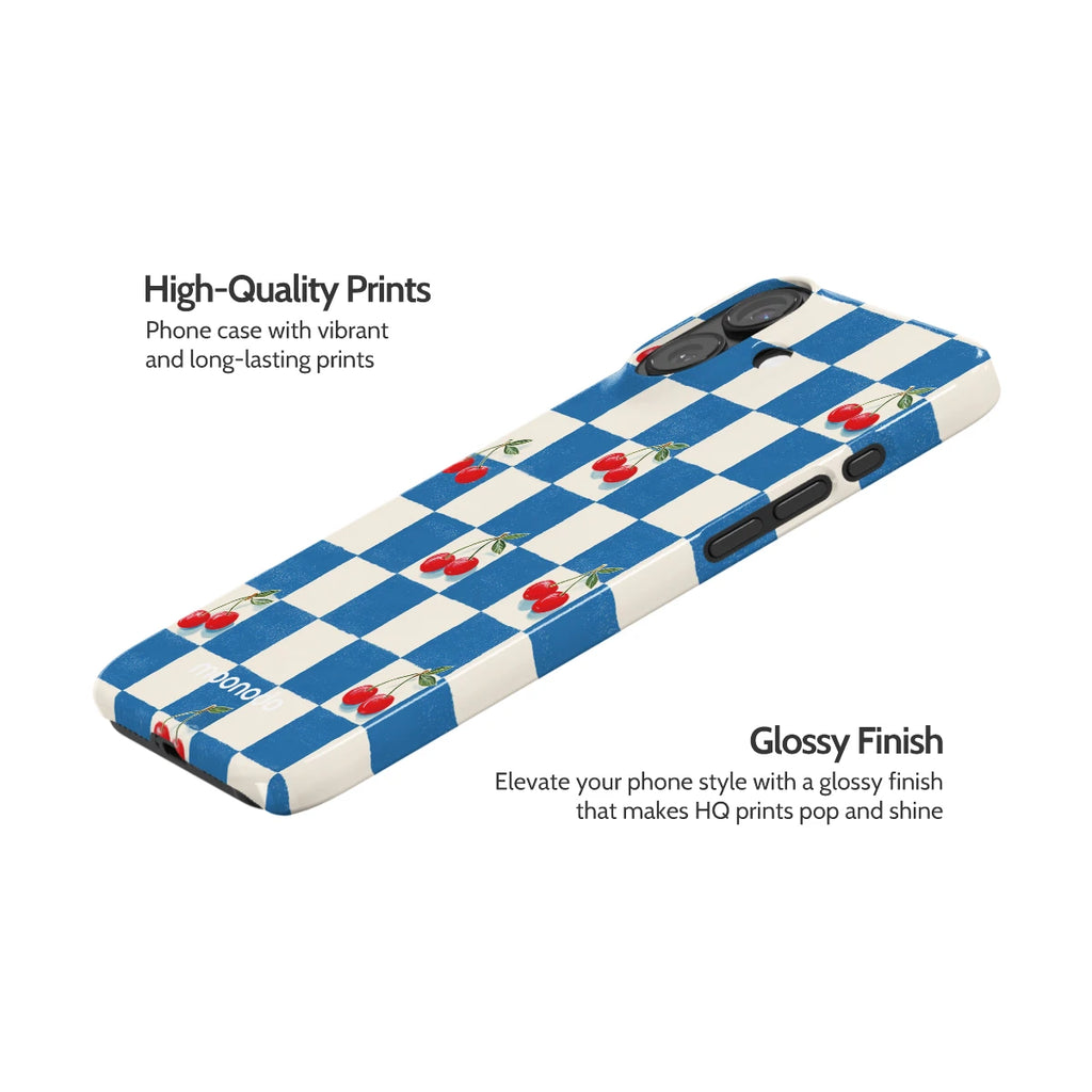 Cherry Check - iPhone 16 Plus Case