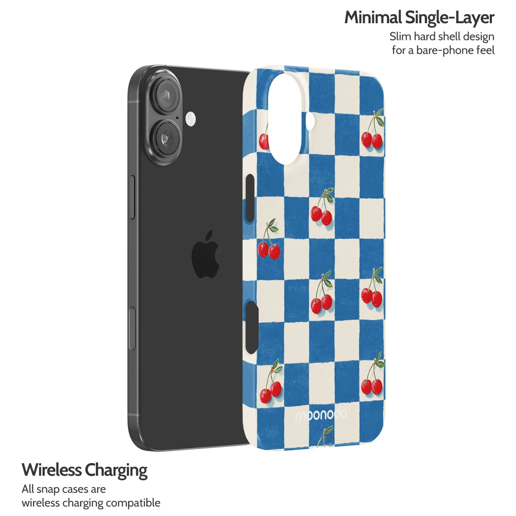 Cherry Check - iPhone 16 Plus Case