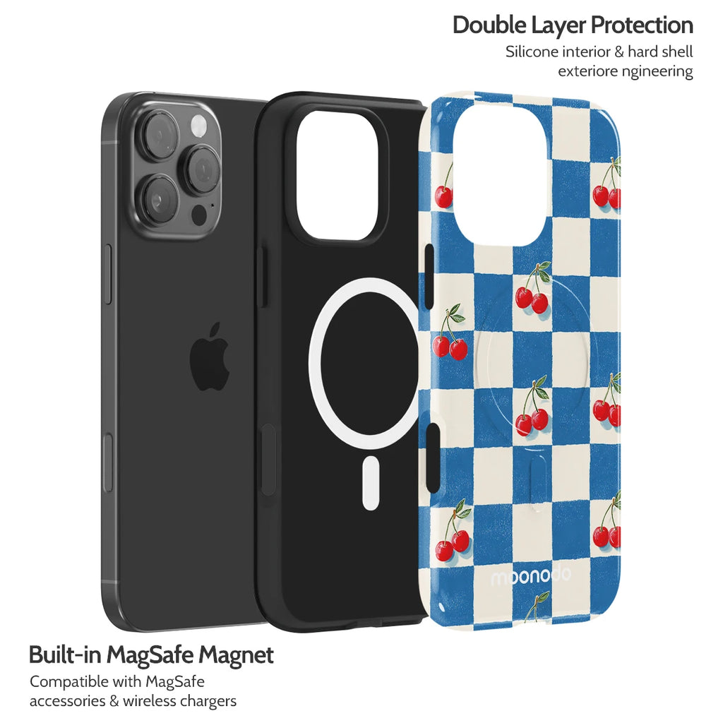 Cherry Check - iPhone 16 Pro Max Case