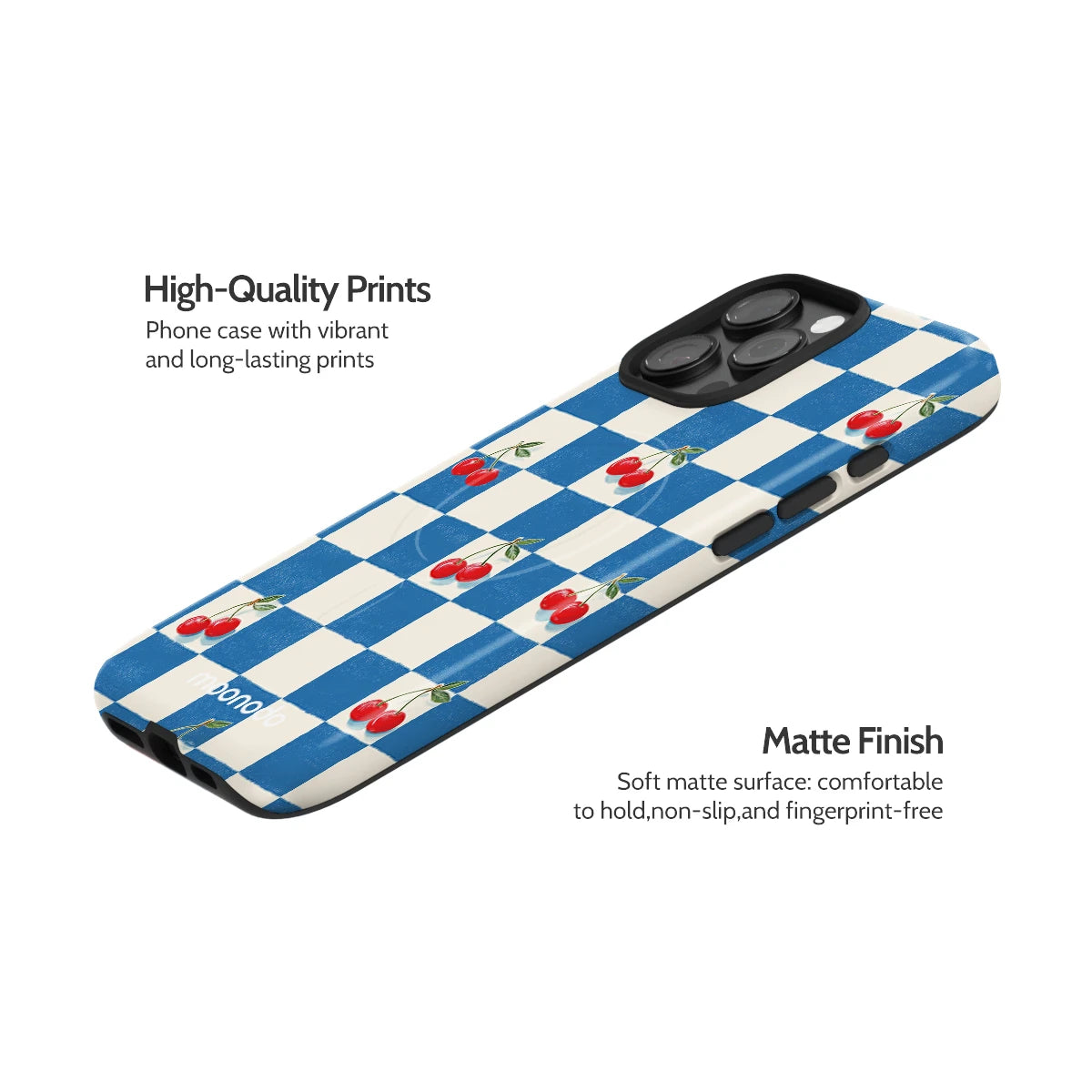 Cherry Check - iPhone 16 Pro Max Case