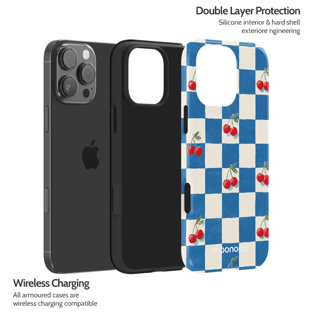 Cherry Check - iPhone 16 Pro Max Case
