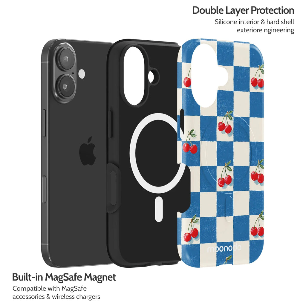 Cherry Check - iPhone 17 Case