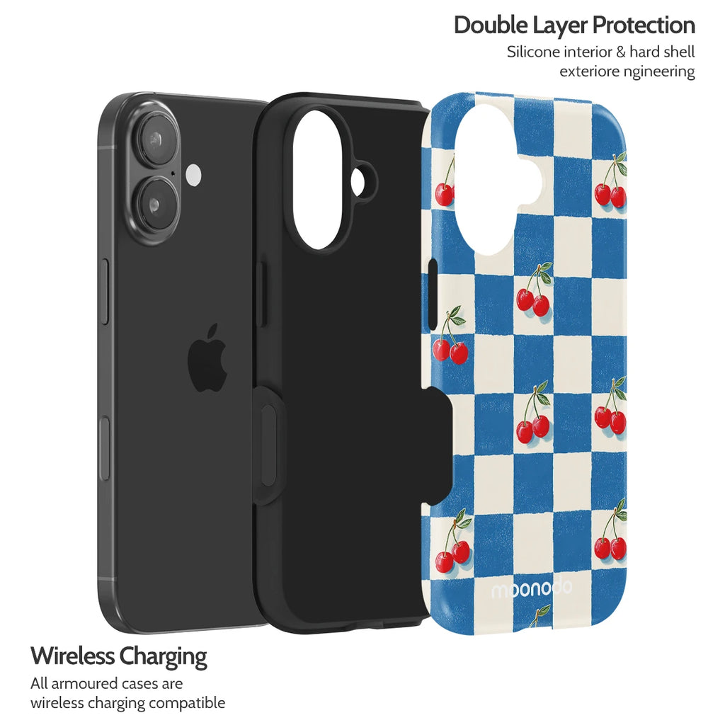 Cherry Check - iPhone 17 Case