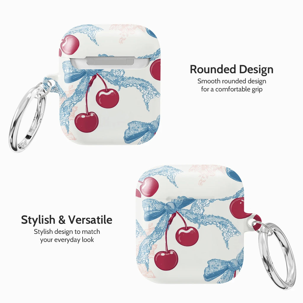 Lace Cherry - AirPods 1 & 2 Case