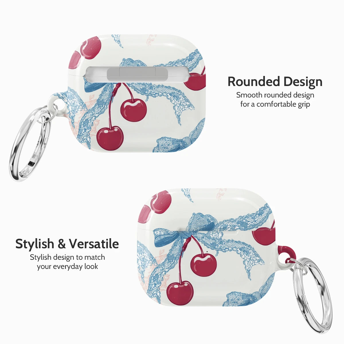 Lace Cherry - AirPods 3 Case