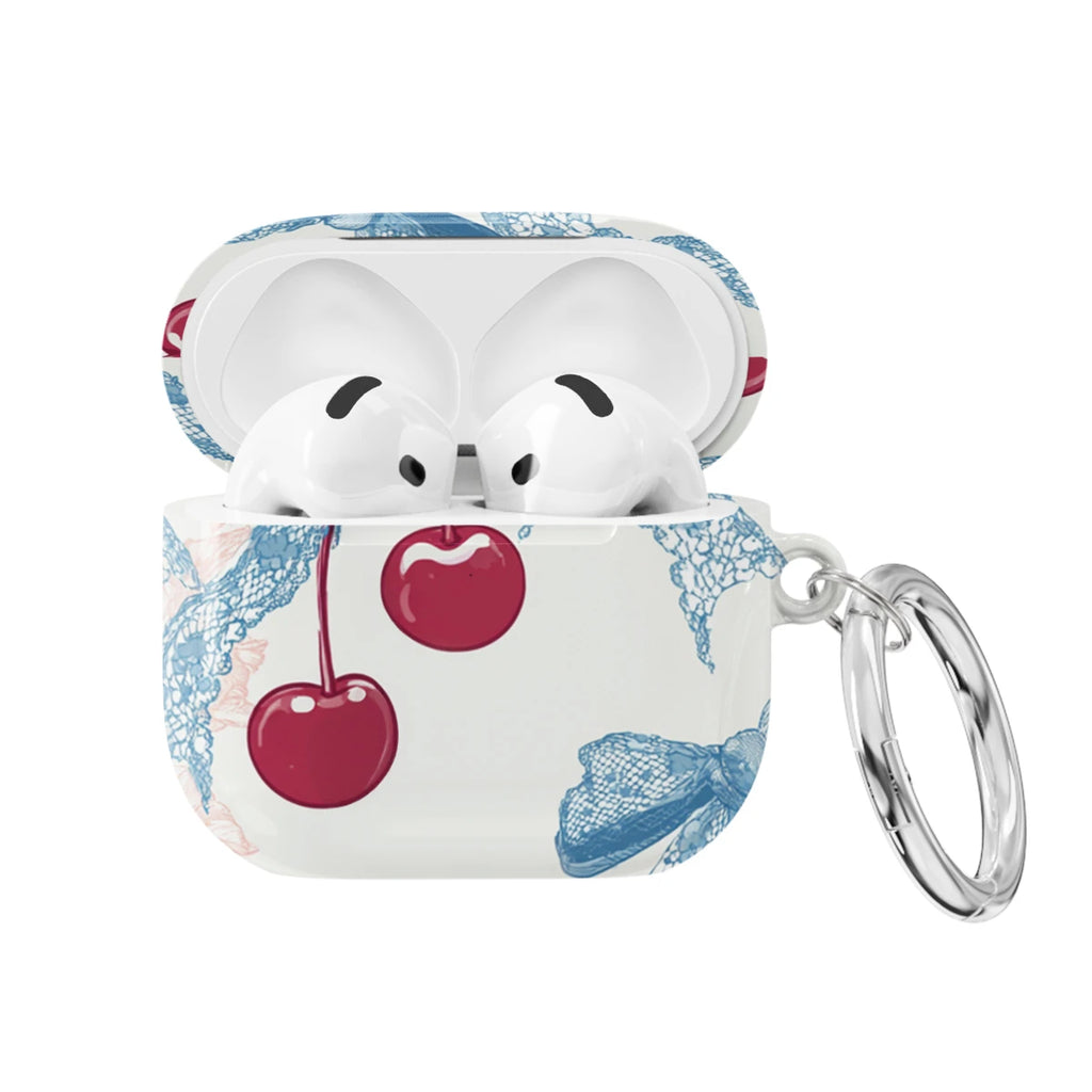 Lace Cherry - AirPods 4 Case