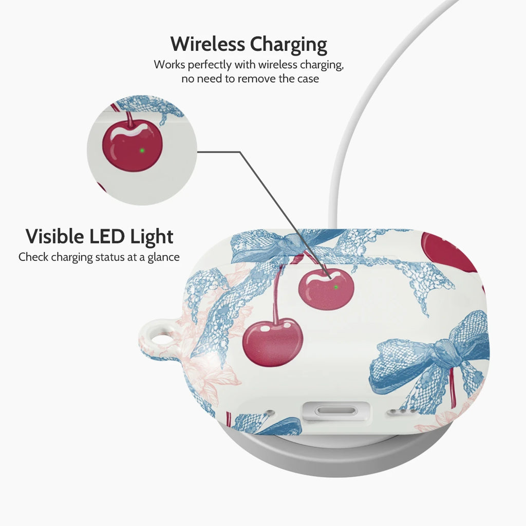 Lace Cherry - AirPods Pro 2 Case