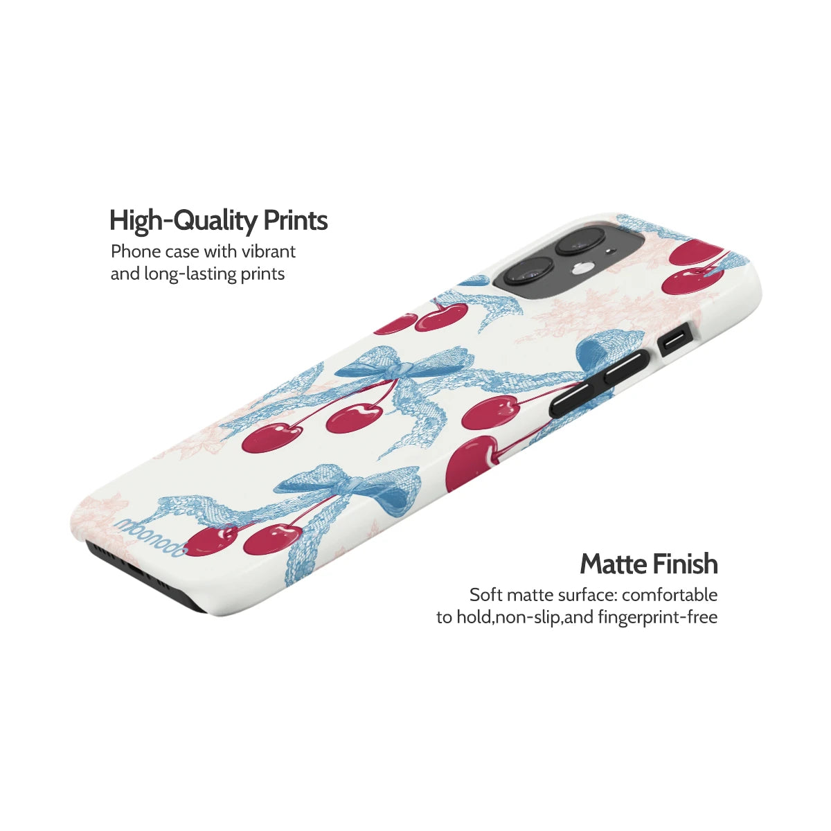 Lace Cherry - iPhone 12 Case