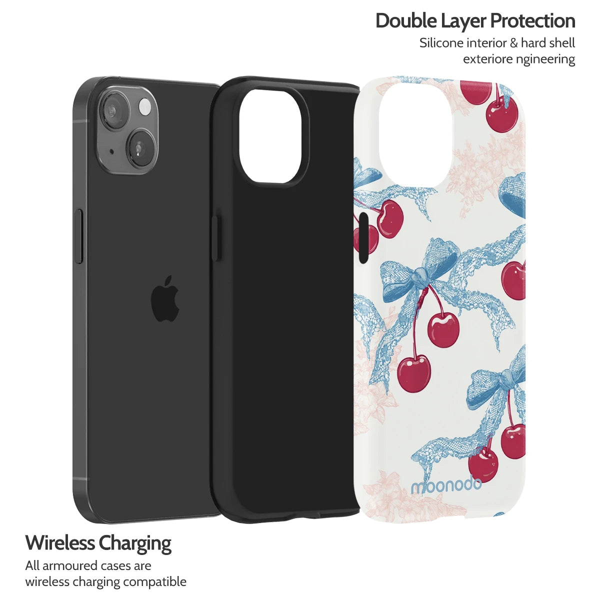 Lace Cherry - iPhone 13 Case