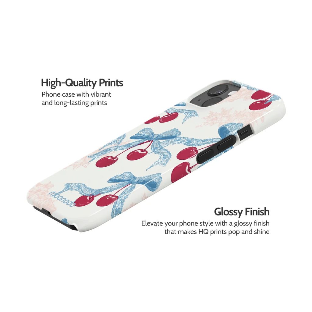 Lace Cherry - iPhone 13 Case