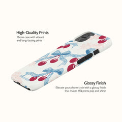 Lace Cherry - iPhone 13 Case