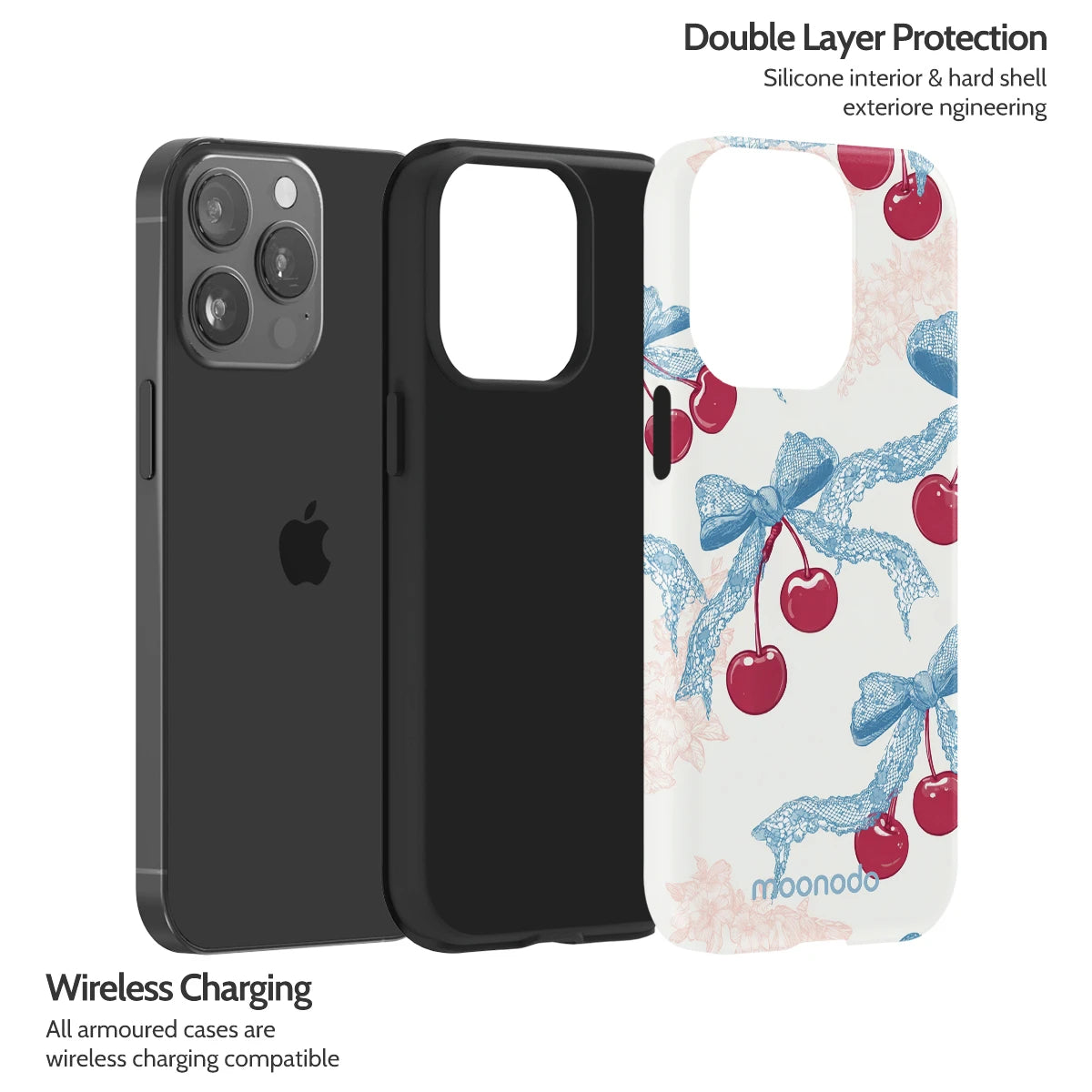 Lace Cherry - iPhone 13 Pro Case