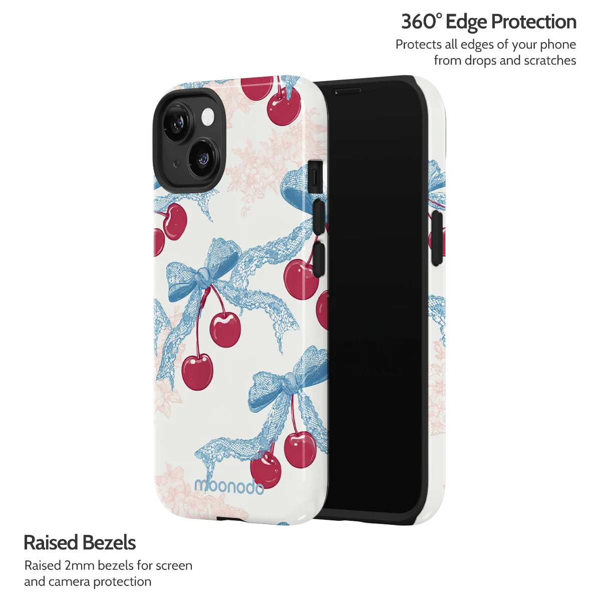 Lace Cherry - iPhone 14 Case