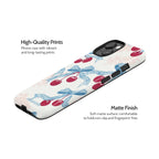 Lace Cherry - iPhone 14 Case