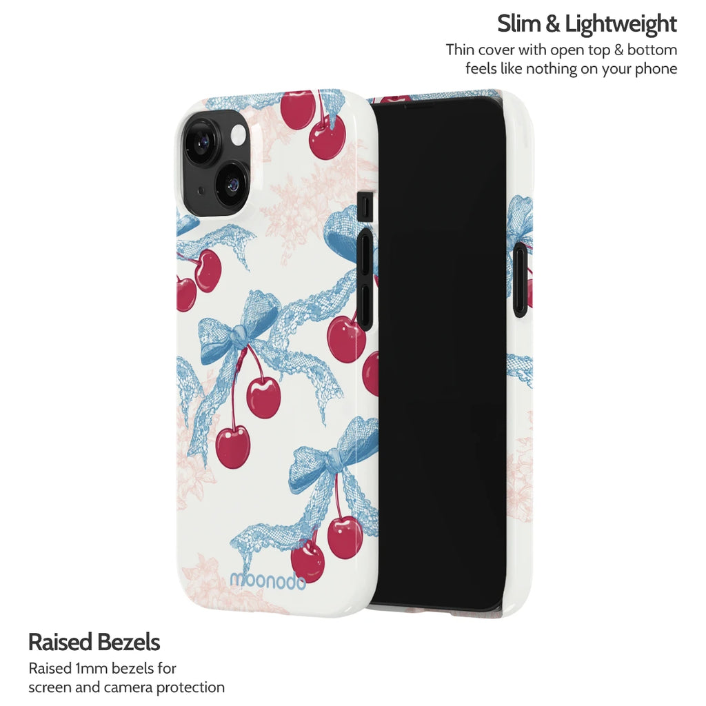 Lace Cherry - iPhone 14 Case
