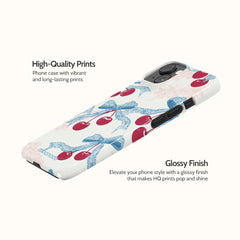Lace Cherry - iPhone 14 Case