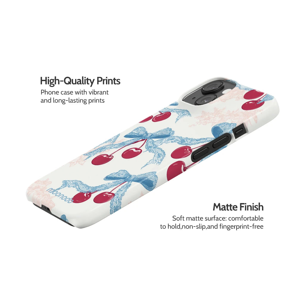 Lace Cherry - iPhone 14 Case