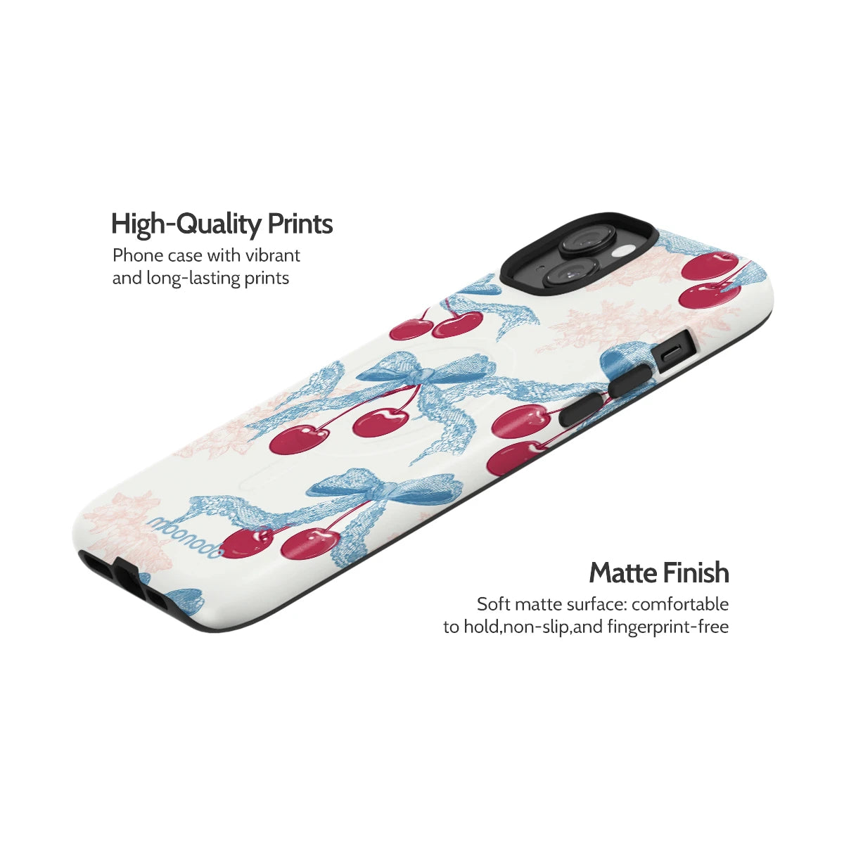 Lace Cherry - iPhone 14 Plus Case