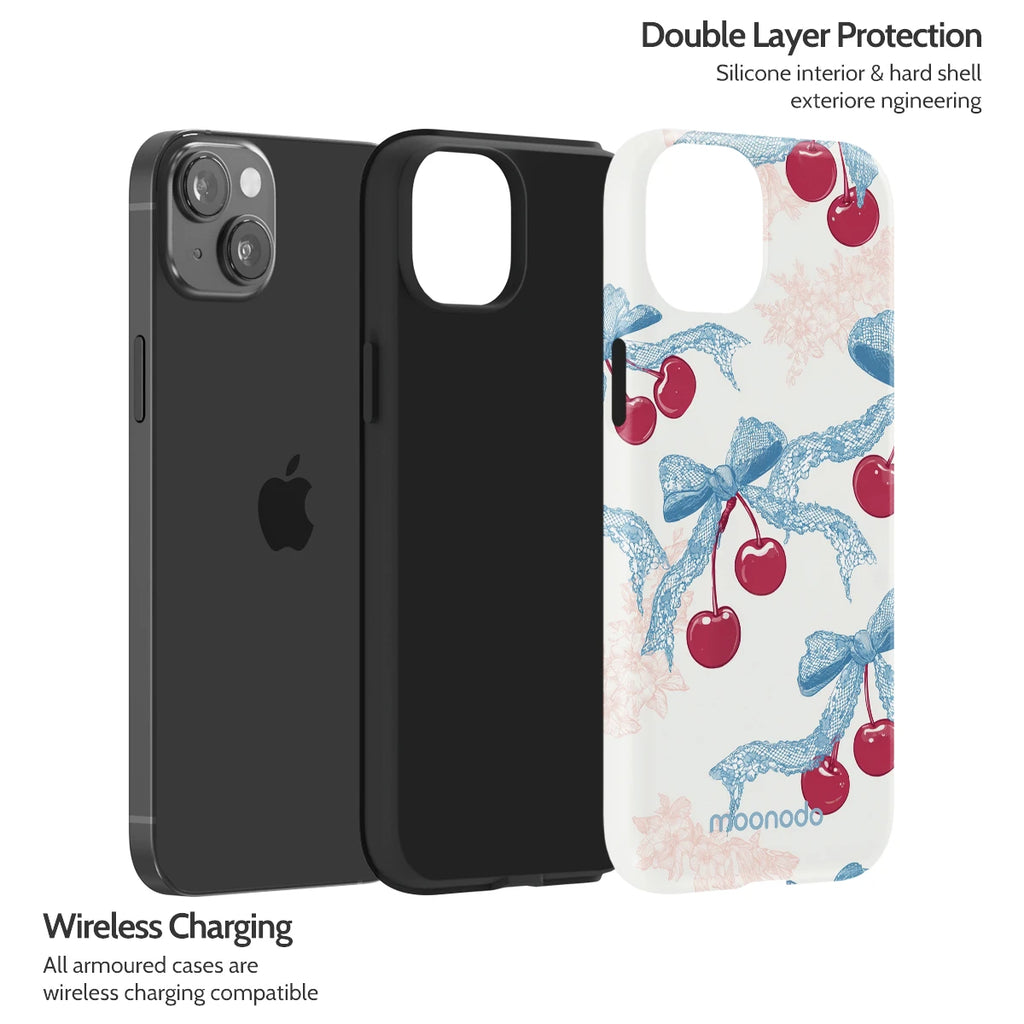 Lace Cherry - iPhone 14 Plus Case