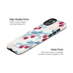 Lace Cherry - iPhone 14 Plus Case