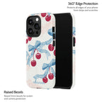 Lace Cherry - iPhone 14 Pro Case