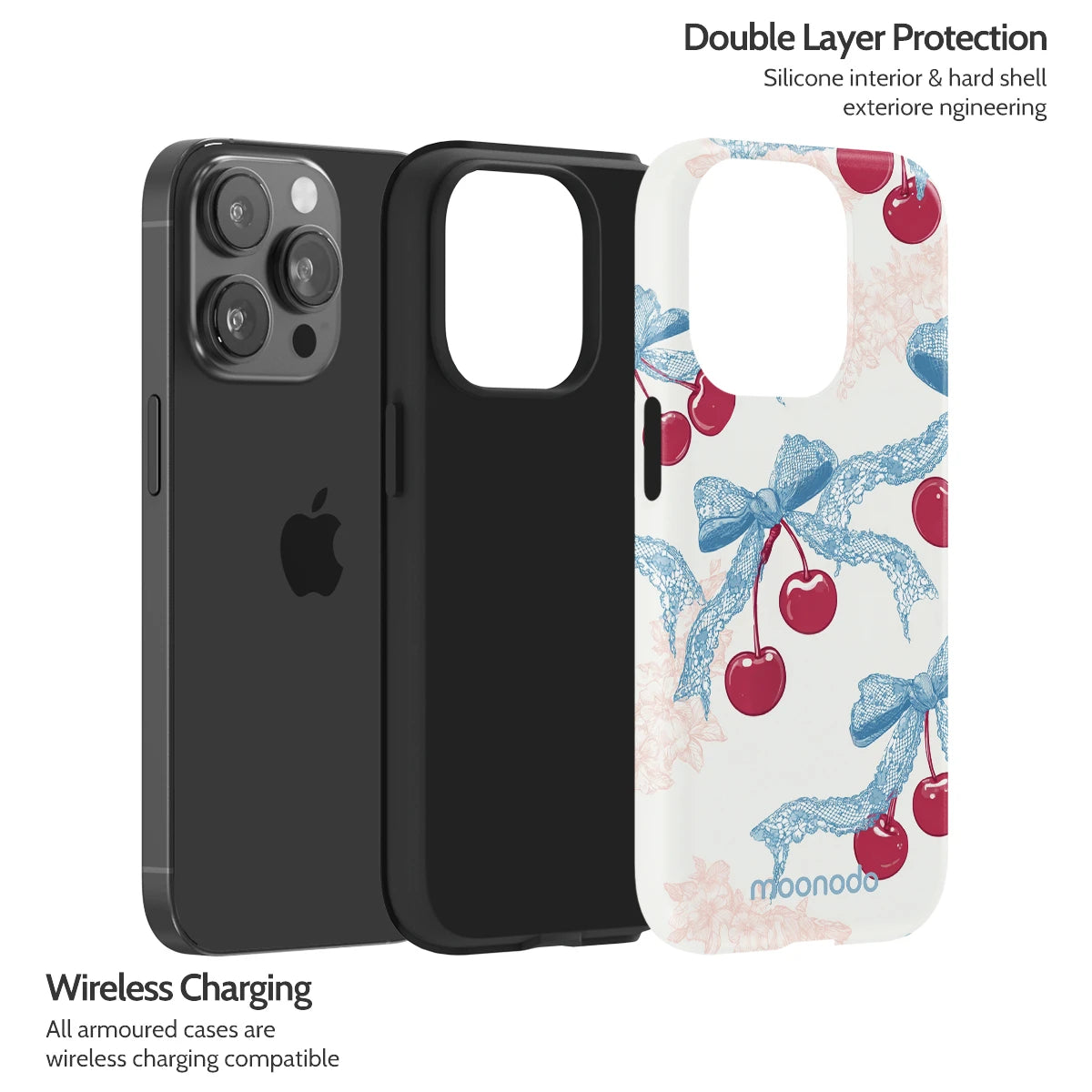 Lace Cherry - iPhone 14 Pro Case