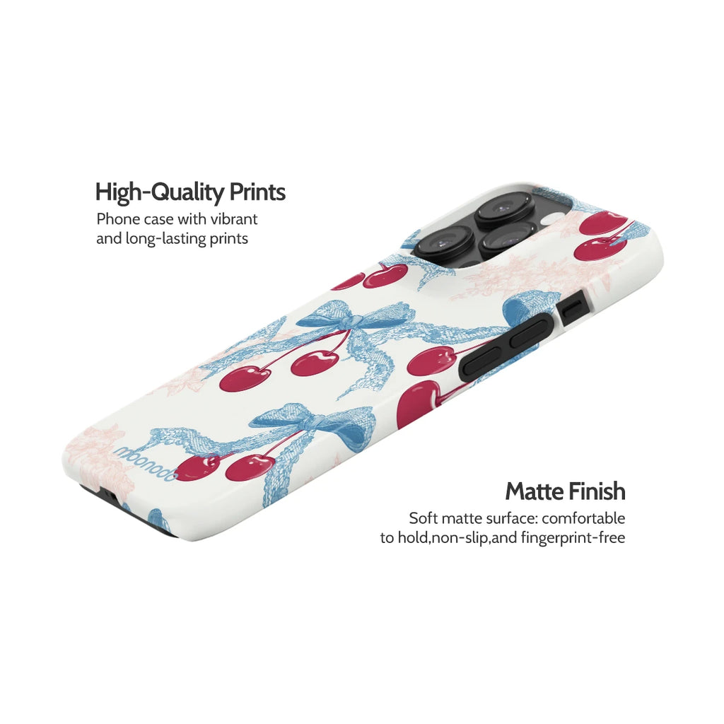 Lace Cherry - iPhone 14 Pro Case
