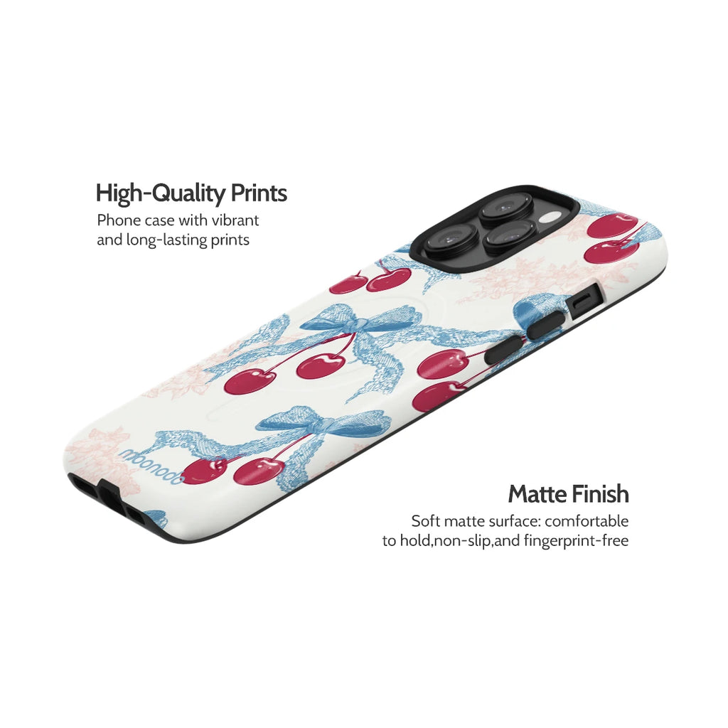 Lace Cherry - iPhone 14 Pro Max Case