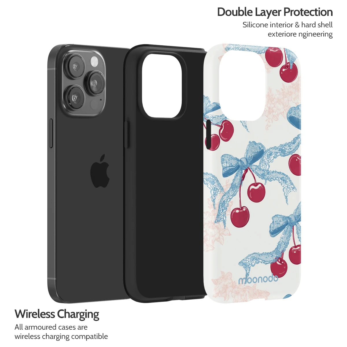 Lace Cherry - iPhone 14 Pro Max Case