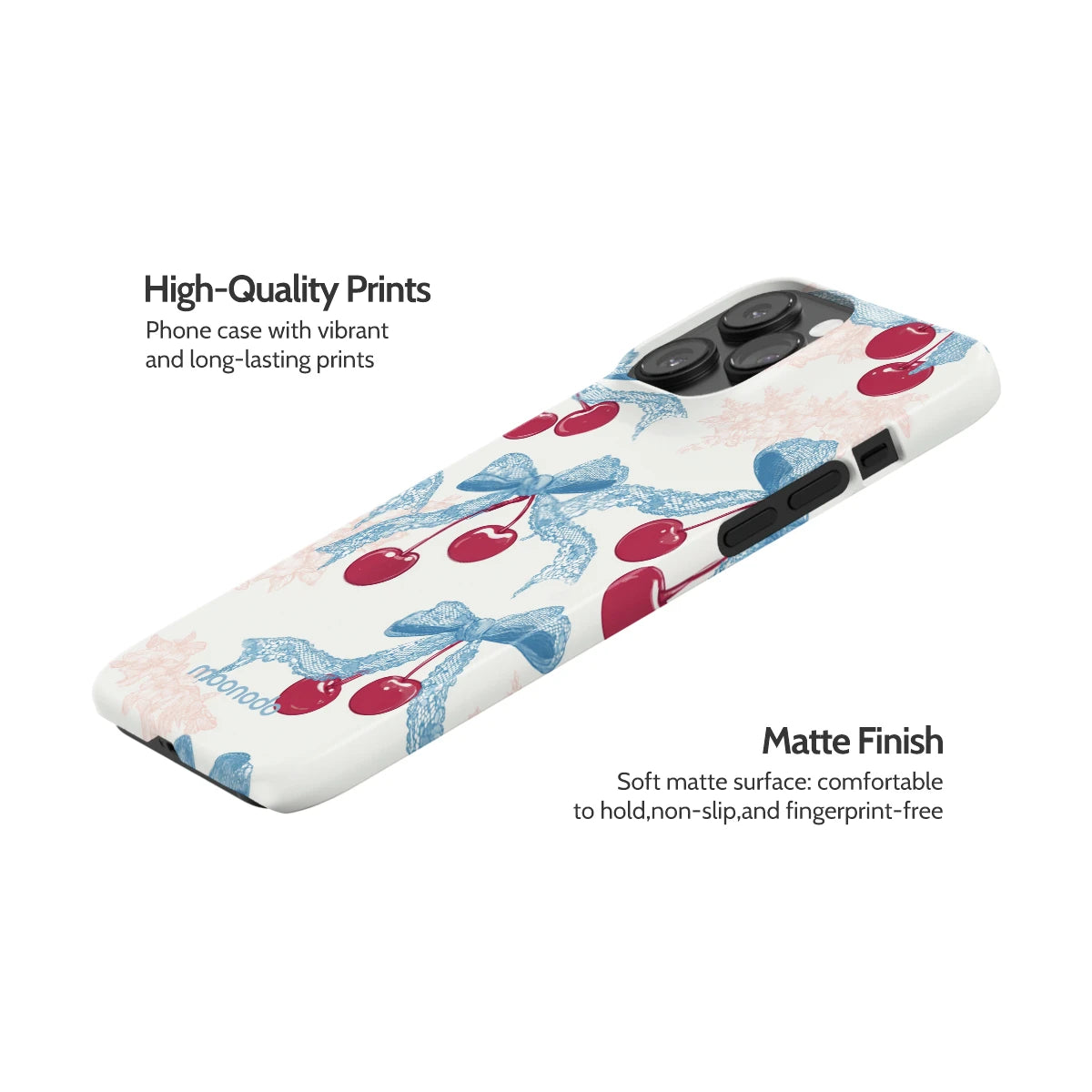Lace Cherry - iPhone 14 Pro Max Case