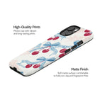 Lace Cherry - iPhone 15 Case