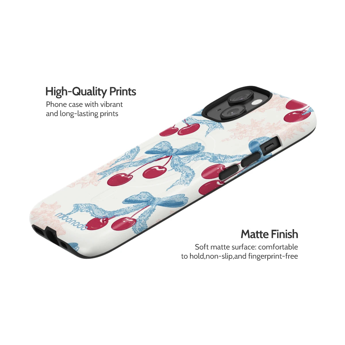 Lace Cherry - iPhone 15 Case