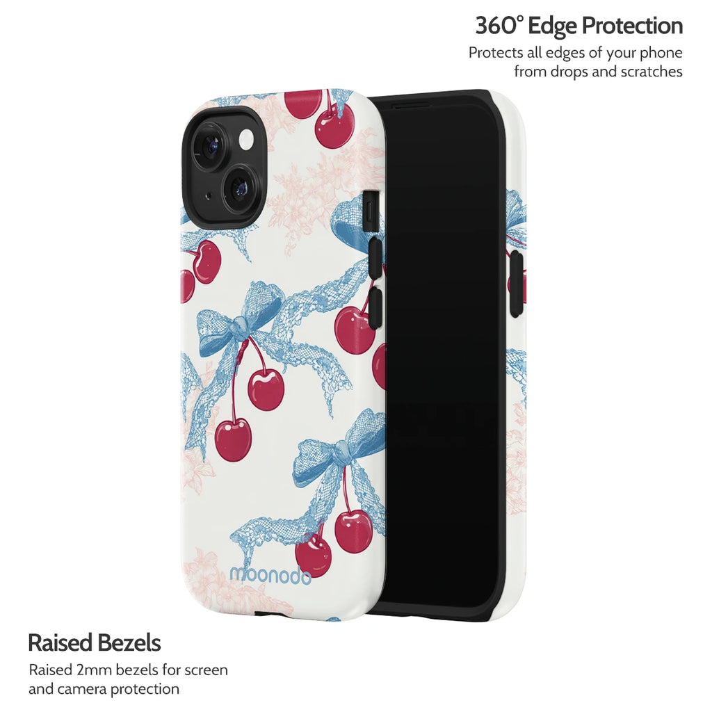 Lace Cherry - iPhone 15 Case