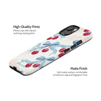 Lace Cherry - iPhone 15 Case