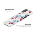 Lace Cherry - iPhone 15 Case